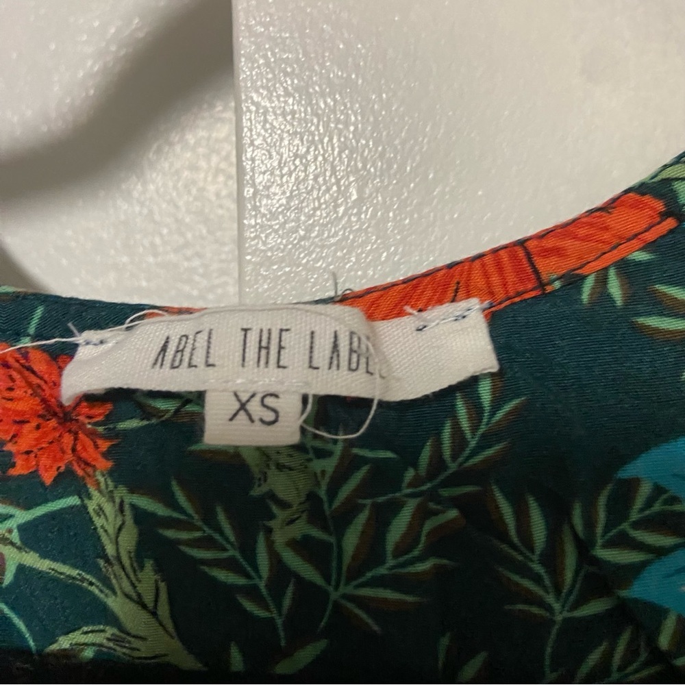 Anthropologie Abel the Label Fantasy Floral Tiered Maxi Dress Size XS - Picture 3 of 8